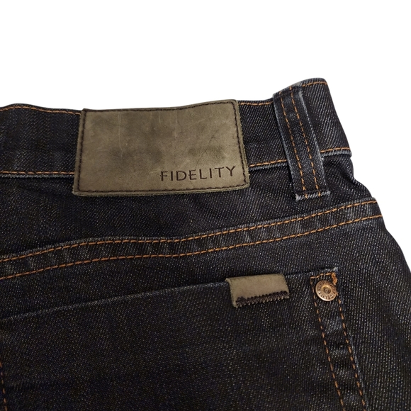 Fidelity Men's Relaxed Straight Leg Jeans 34 NWOT - Picture 15 of 15